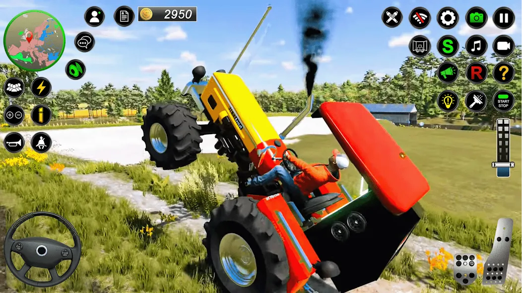 Real Farmer Tractor Drive Game [MOD: безлимитные деньги и топливо] Screenshot 1