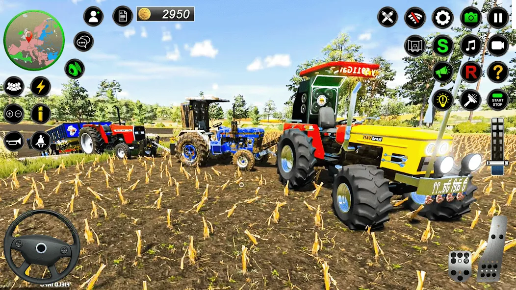 Real Farmer Tractor Drive Game [MOD: безлимитные деньги и топливо] Screenshot 4