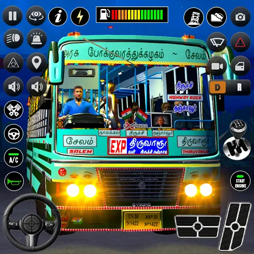 Real Passenger Bus Driving Sim [MOD: безлимитные деньги и топливо] Screenshot 1