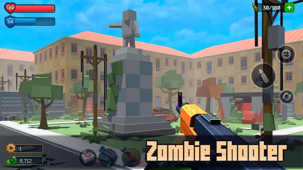 Pixel Combat: Zombies Strike [MOD: много денег и мощное оружие] Screenshot 5