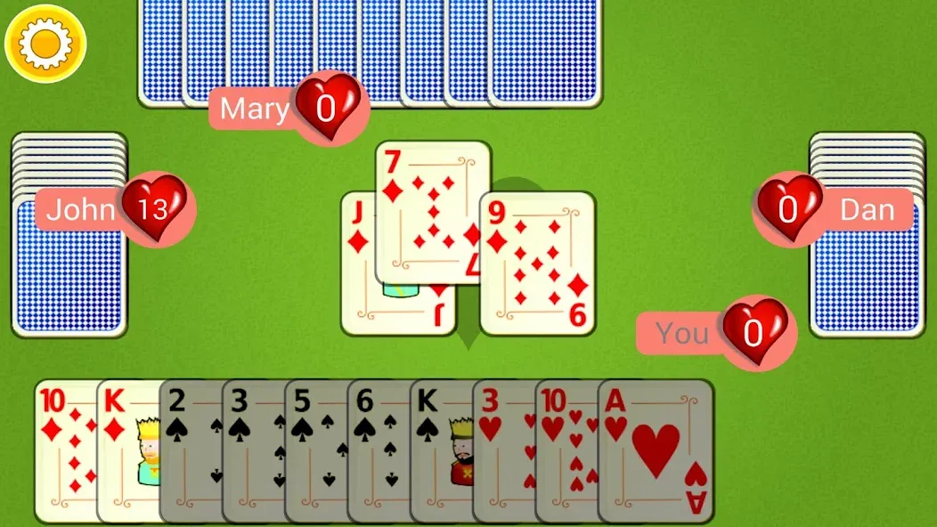 Hearts Mobile [MOD: без рекламы и открыты все уровни] Screenshot 2