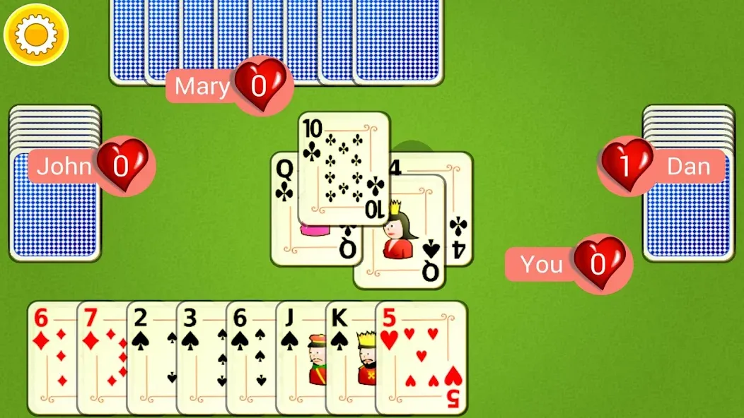 Hearts Mobile [MOD: без рекламы и открыты все уровни] Screenshot 5