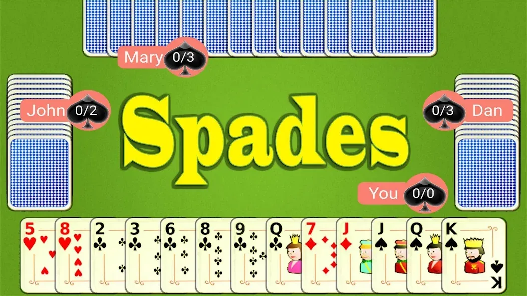 Spades Mobile [MOD: без рекламы и бесконечные монеты] Screenshot 1