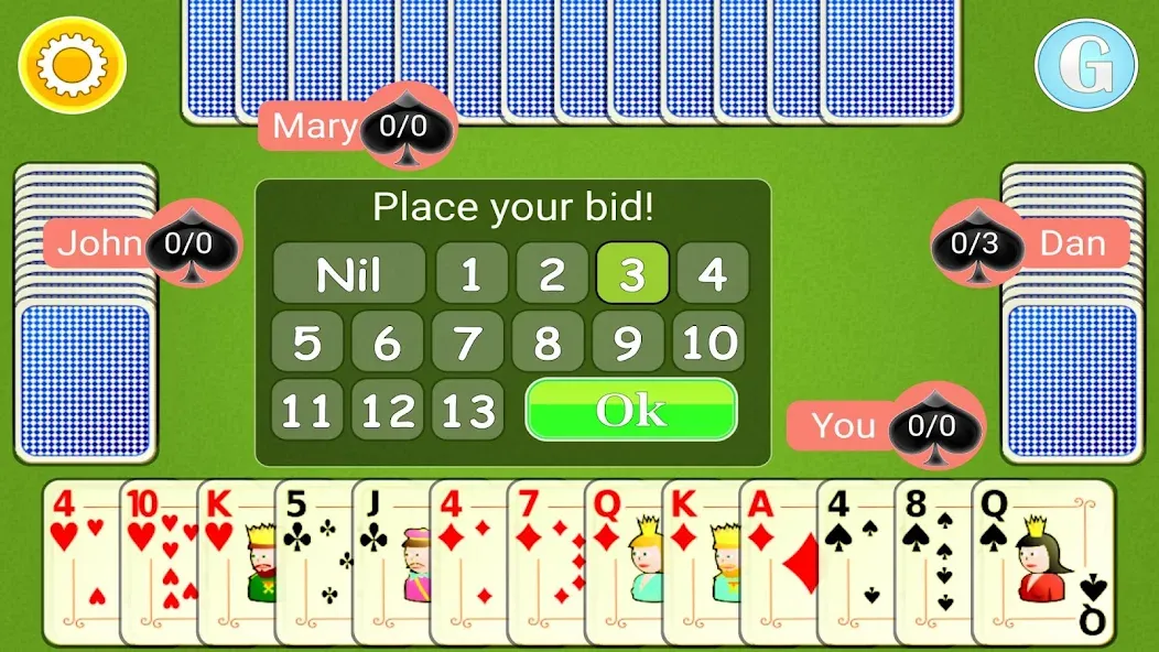 Spades Mobile [MOD: без рекламы и бесконечные монеты] Screenshot 2