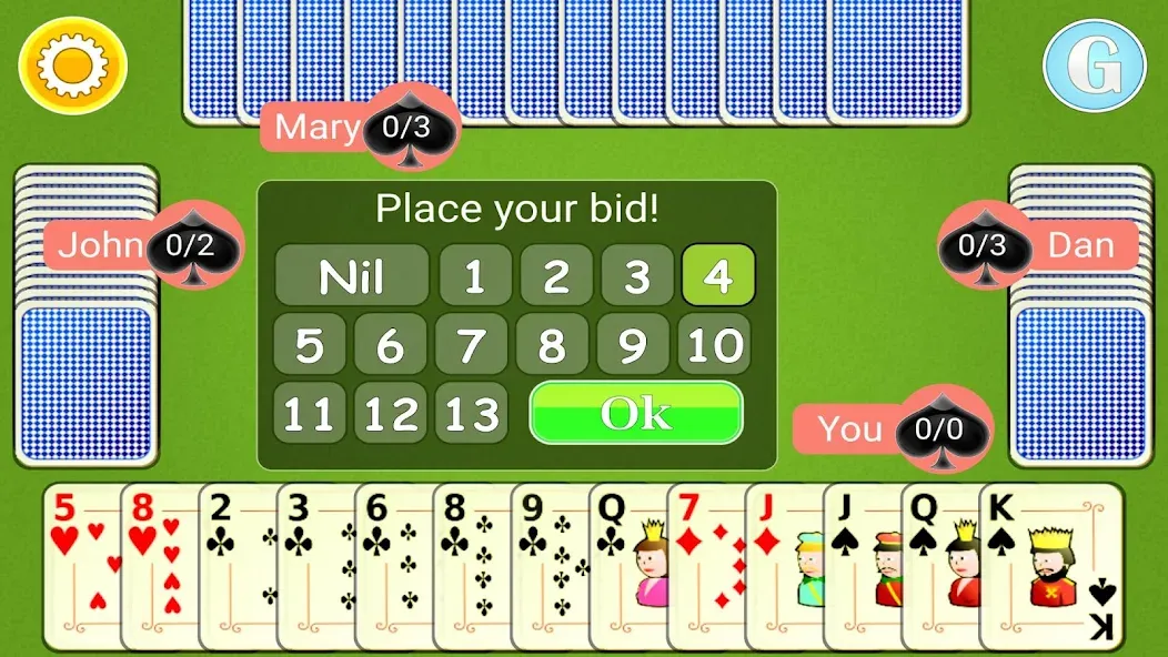 Spades Mobile [MOD: без рекламы и бесконечные монеты] Screenshot 4