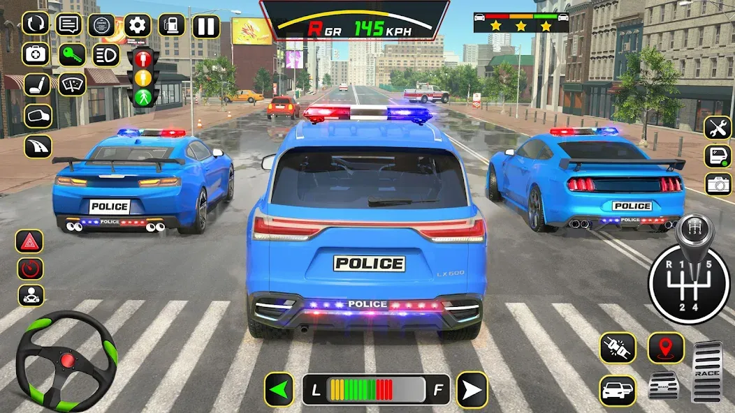 Police Car Driving School Game [MOD: безлимитные деньги и все машины] Screenshot 4