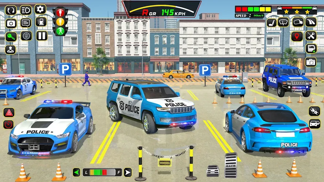 Police Car Driving School Game [MOD: безлимитные деньги и все машины] Screenshot 5