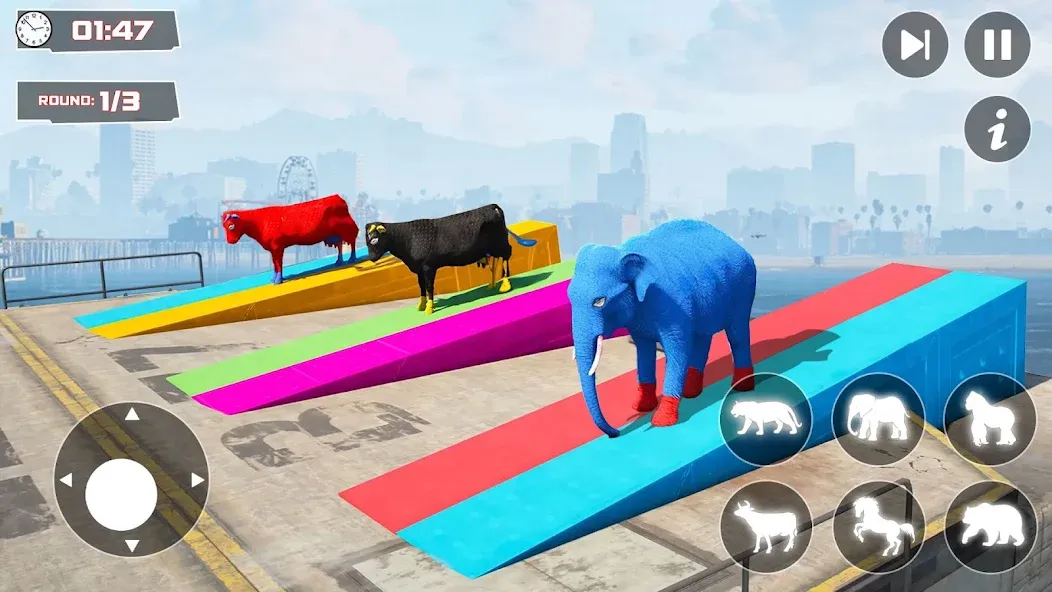 GT Animal 3D: Racing Game [MOD: безлимитные деньги и топливо] Screenshot 2