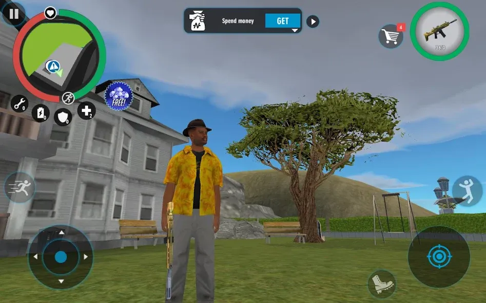Real Gangster Crime [MOD: безлимитные деньги и оружие] Screenshot 1