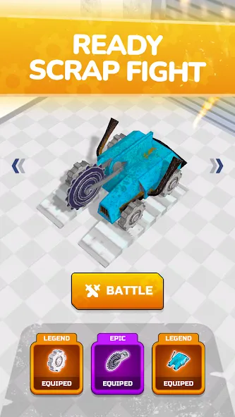 Scrap Robot Fighting [MOD: много металлолома и мощное оружие] Screenshot 2