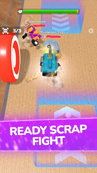Scrap Robot Fighting [MOD: много металлолома и мощное оружие] Screenshot 3