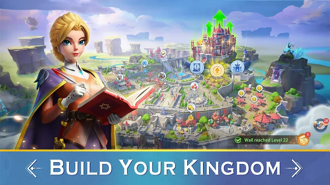 Infinity Kingdom [MOD: безлимитные ресурсы и ускоренное строительство] Screenshot 2