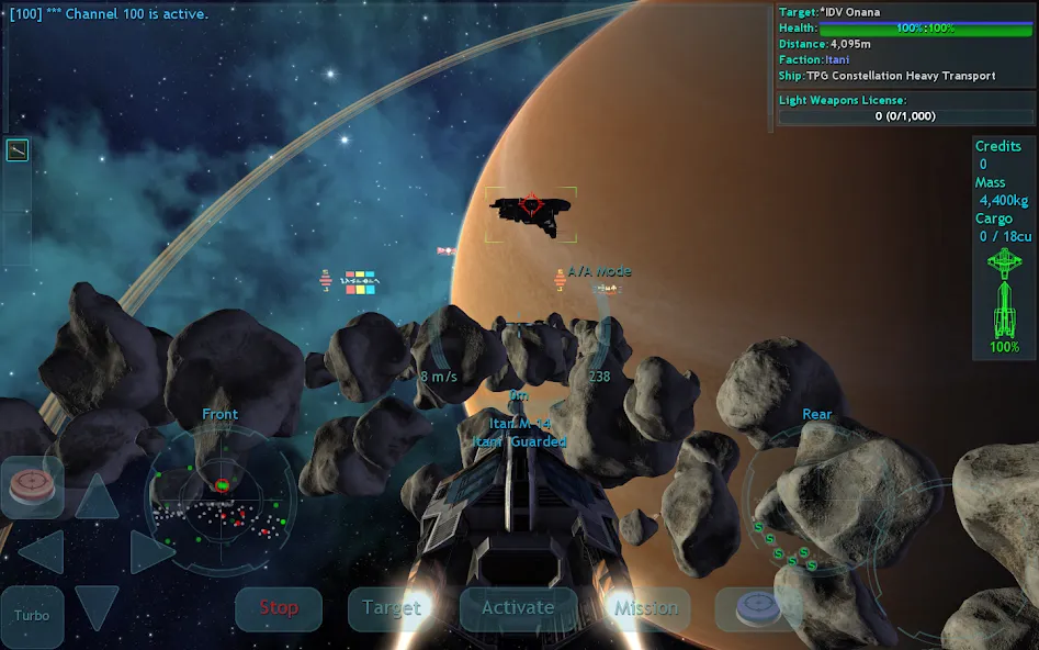 Vendetta Online (3D Space MMO] [MOD: безлимитные ресурсы и открытые корабли] Screenshot 3