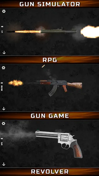 Gun Simulator : Tough Guns [MOD: реалистичная стрельба и мощное оружие] Screenshot 2