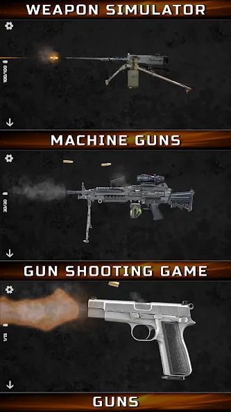 Gun Simulator : Tough Guns [MOD: реалистичная стрельба и мощное оружие] Screenshot 3