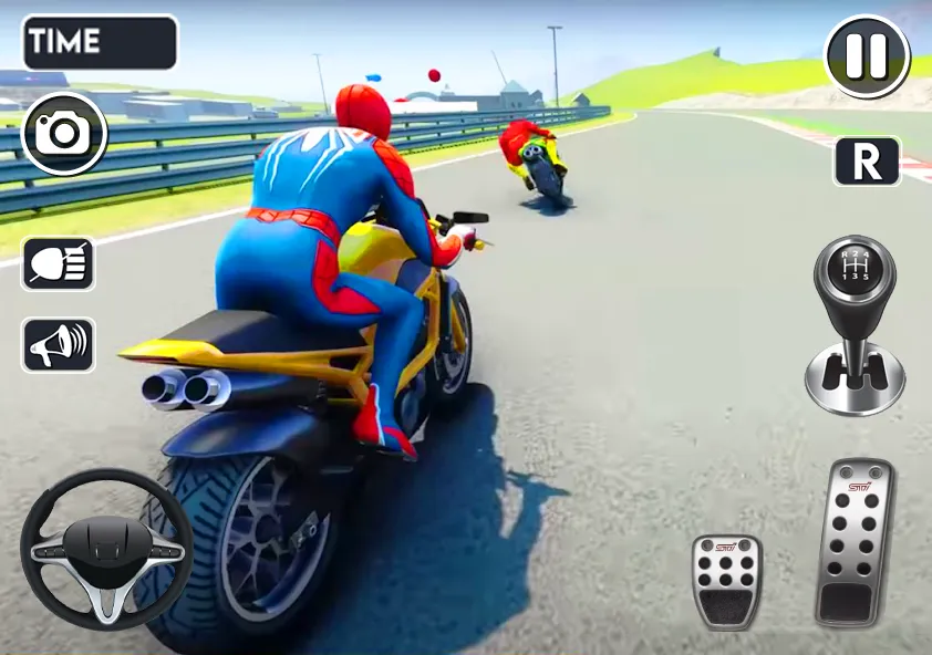 Spider Bike Stunt 3D Mega Ramp [MOD: безлимитные деньги и все байки открыты] Screenshot 2
