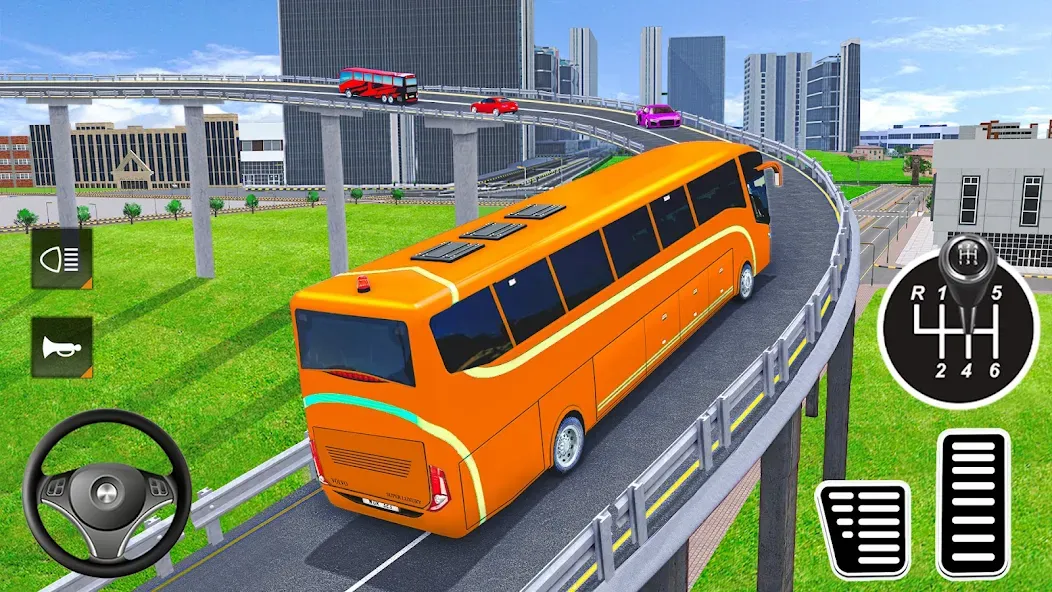 Real Bus Simulator: WW BusTour [MOD: безлимитные деньги и топливо] Screenshot 4