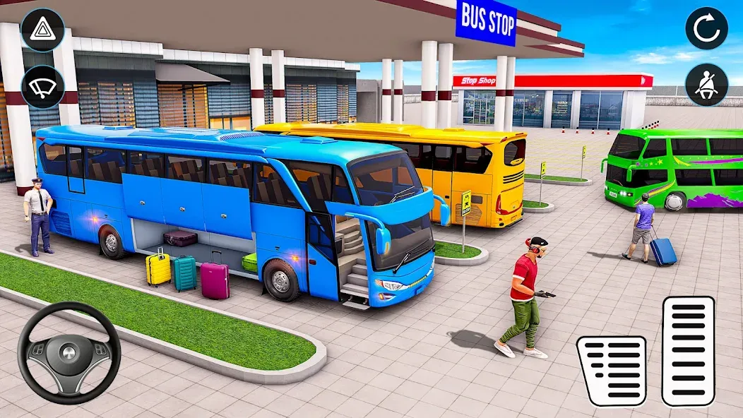 Real Bus Simulator: WW BusTour [MOD: безлимитные деньги и топливо] Screenshot 5