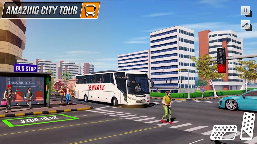 Modern Bus Simulator: Bus Game [MOD: безлимитные деньги и топливо] Screenshot 3