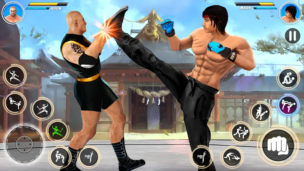 Kung Fu karate: Fighting Games [MOD: безлимитные деньги и энергия] Screenshot 3