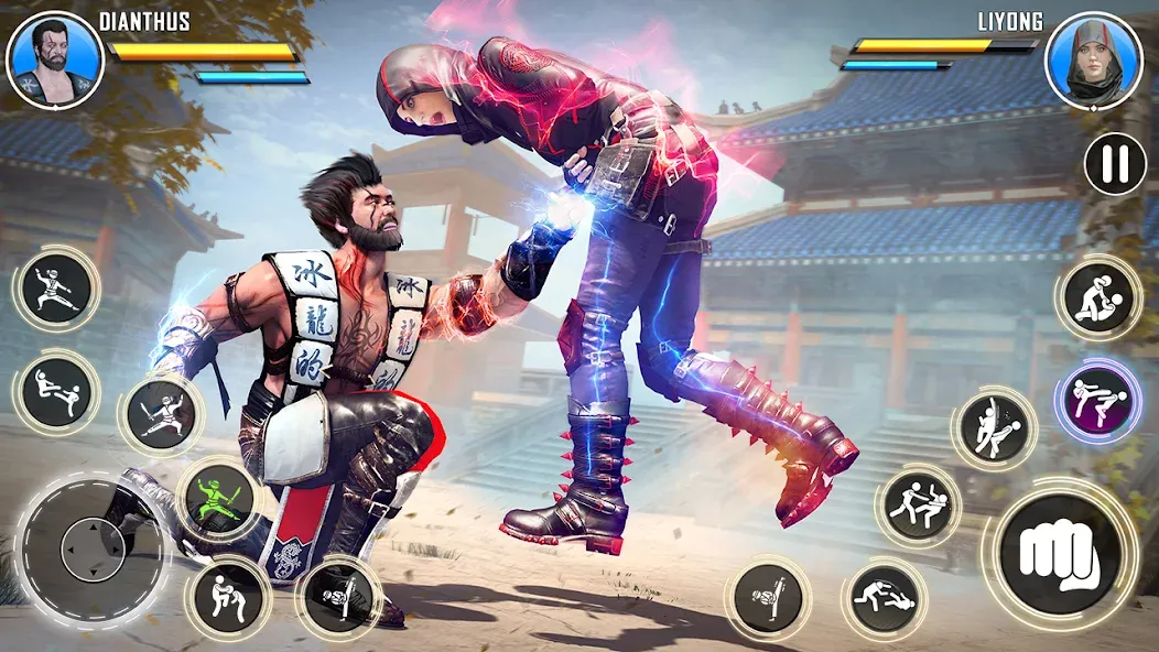 Kung Fu karate: Fighting Games [MOD: безлимитные деньги и энергия] Screenshot 5
