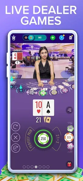High 5 Casino: Real Slot Games [MOD: безлимитные монеты и бесплатные вращения] Screenshot 4