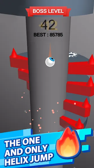 Helix Jump [MOD: без рекламы и бесконечные жизни] Screenshot 1