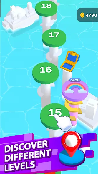 Helix Jump [MOD: без рекламы и бесконечные жизни] Screenshot 3