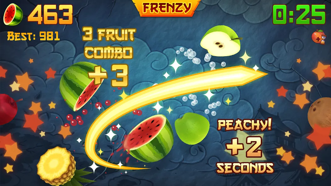 Fruit Ninja® [MOD: безлимитные монеты и разблокированы клинки] Screenshot 2