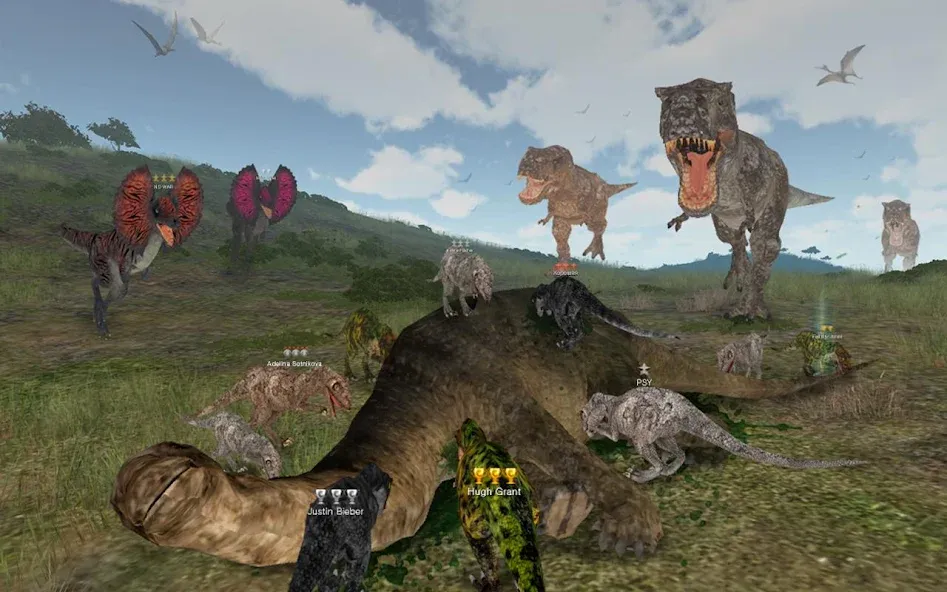 Dinos Online [MOD: много денег и усиленные динозавры] Screenshot 2