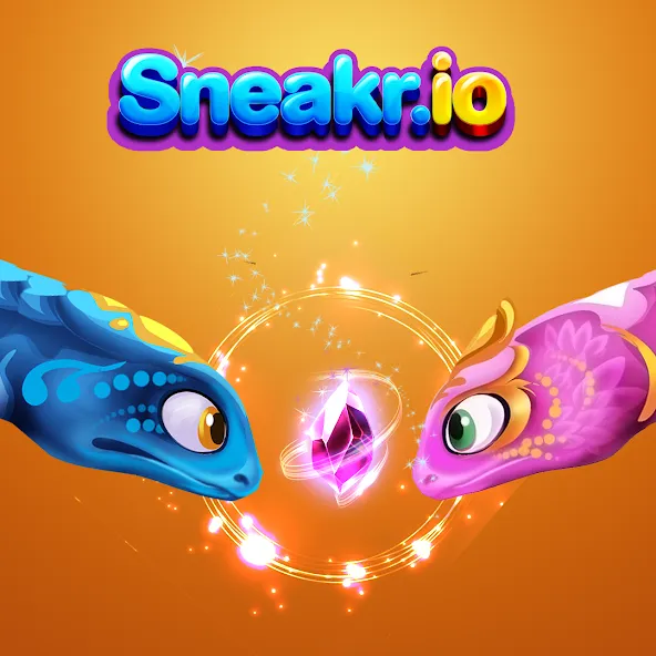 Sneak.io - Snake Game [MOD: бесконечные очки и усиления] Screenshot 2
