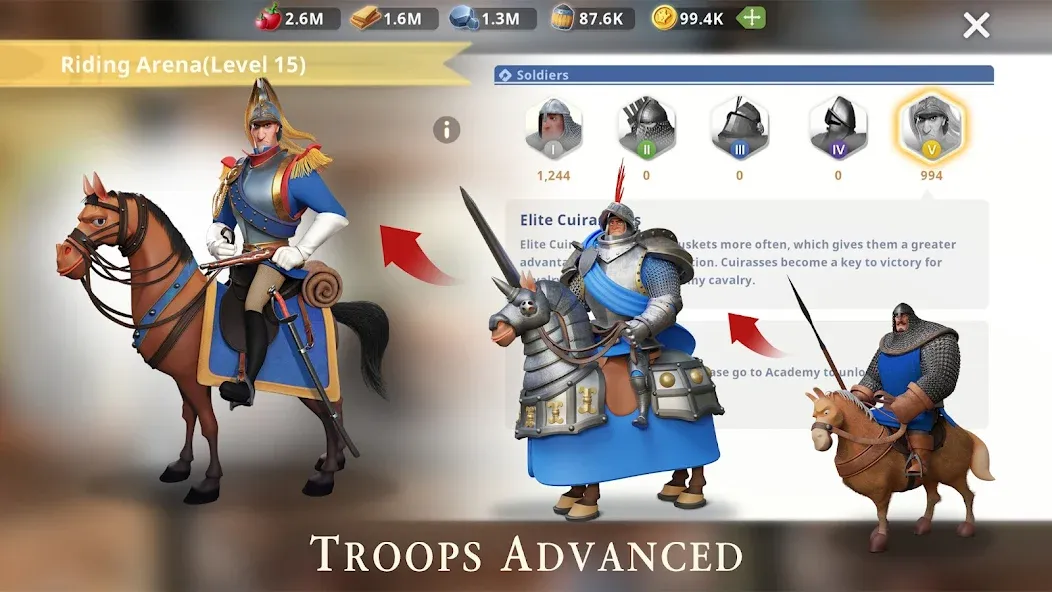 Castle Empire [MOD: безлимитные ресурсы и усиленная армия] Screenshot 4