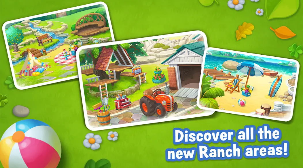 Ranch Adventures: Amazing Matc [MOD: безлимитные монеты и жизни] Screenshot 2