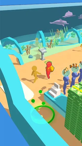 Aquarium Land - Fishbowl World [MOD: безлимитные деньги и редкие рыбки] Screenshot 1