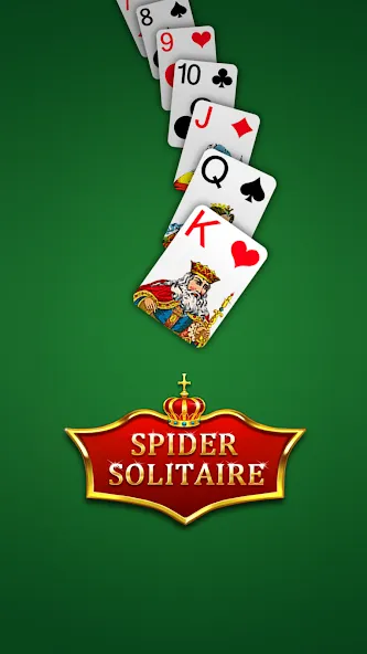 Spider Solitaire [MOD: без рекламы и все масти открыты] Screenshot 3