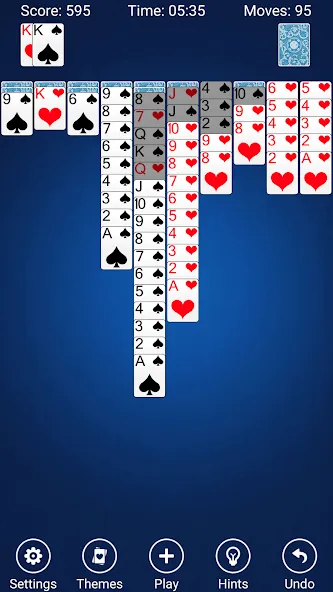Spider Solitaire [MOD: без рекламы и все масти открыты] Screenshot 4