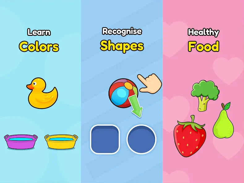 Bebi: Baby Games for 2-4y kids [MOD: все игры и уровни разблокированы] Screenshot 1