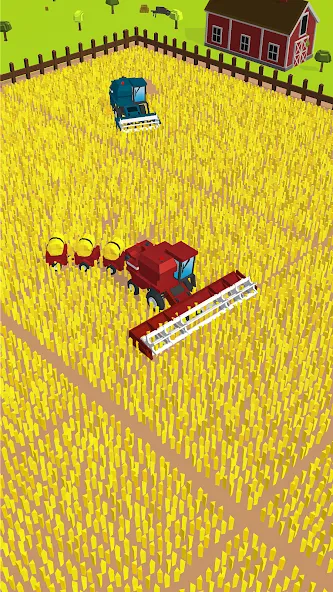 Harvest.io – 3D Farming Arcade [MOD: безлимитные ресурсы и открыты все поля] Screenshot 2