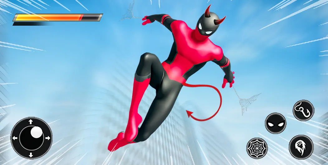 Spider Rope Hero - Vice Town [MOD: безлимитные деньги и суперсила] Screenshot 1