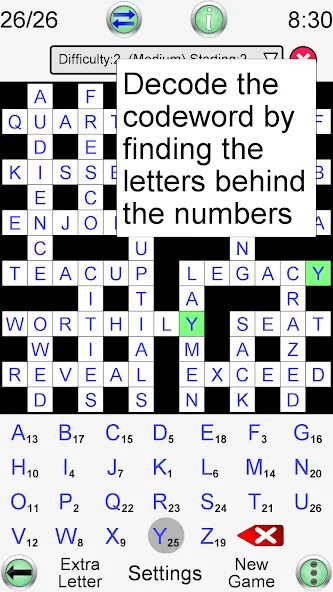 Codeword Unlimited [MOD: безлимитные подсказки и открыты все уровни] Screenshot 2