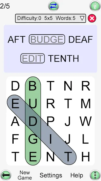 Word Search Ultimate [MOD: без рекламы и подсказки доступны] Screenshot 2