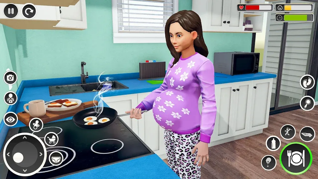 Pregnant Mom Simulator Games [MOD: безлимитные деньги и все уровни открыты] Screenshot 1