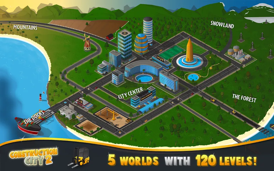 Construction City 2 [MOD: безлимитные деньги и все машины] Screenshot 3