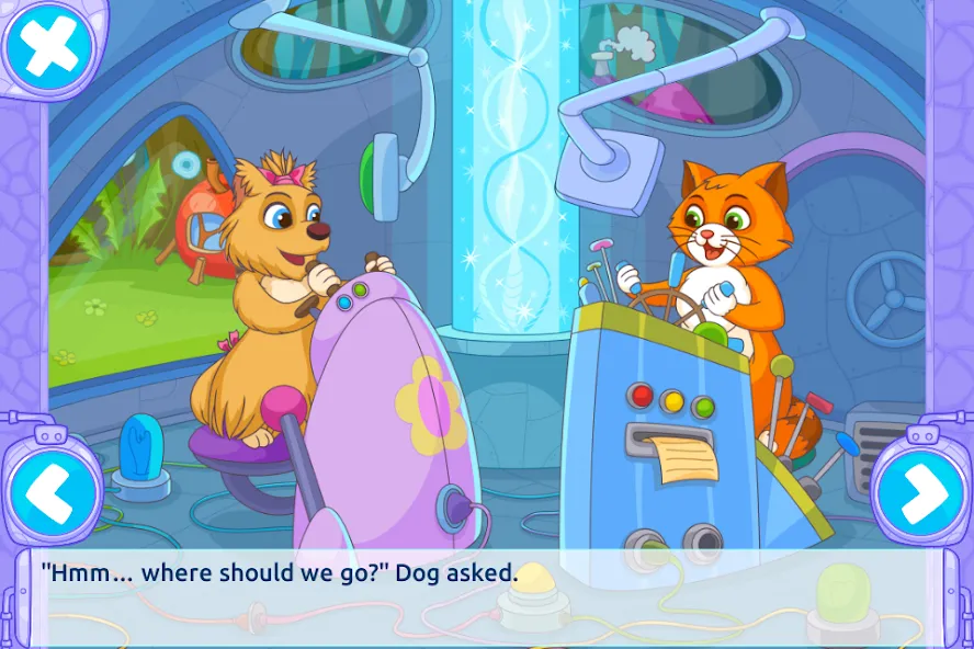 Cat &amp; Dog Story Adventure Game [MOD: безлимитные деньги и открыты все уровни] Screenshot 1