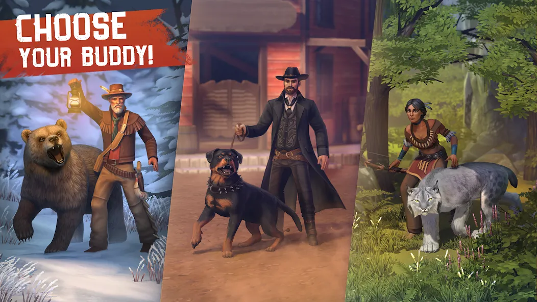 Westland Survival: Cowboy Game [MOD: безлимитные ресурсы и патроны] Screenshot 1