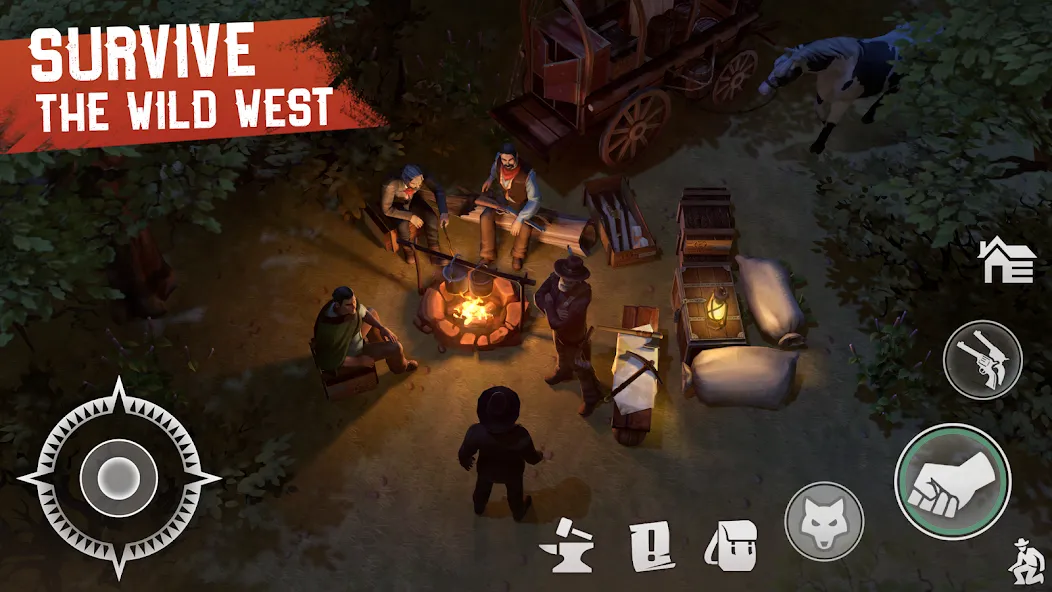 Westland Survival: Cowboy Game [MOD: безлимитные ресурсы и патроны] Screenshot 3