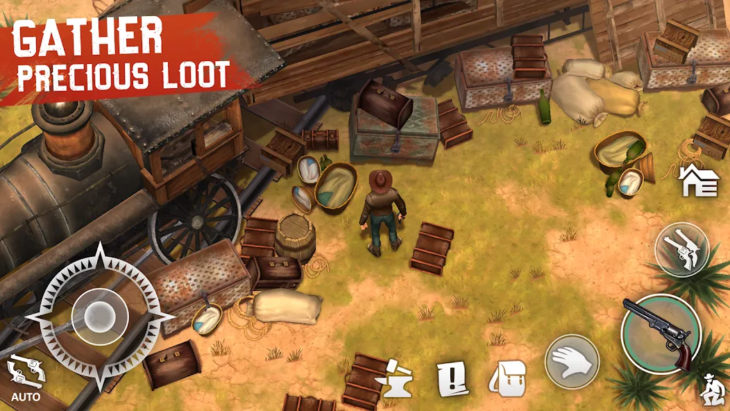 Westland Survival: Cowboy Game [MOD: безлимитные ресурсы и патроны] Screenshot 4