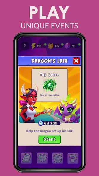 Hell Merge [MOD: много денег и все уровни открыты] Screenshot 3