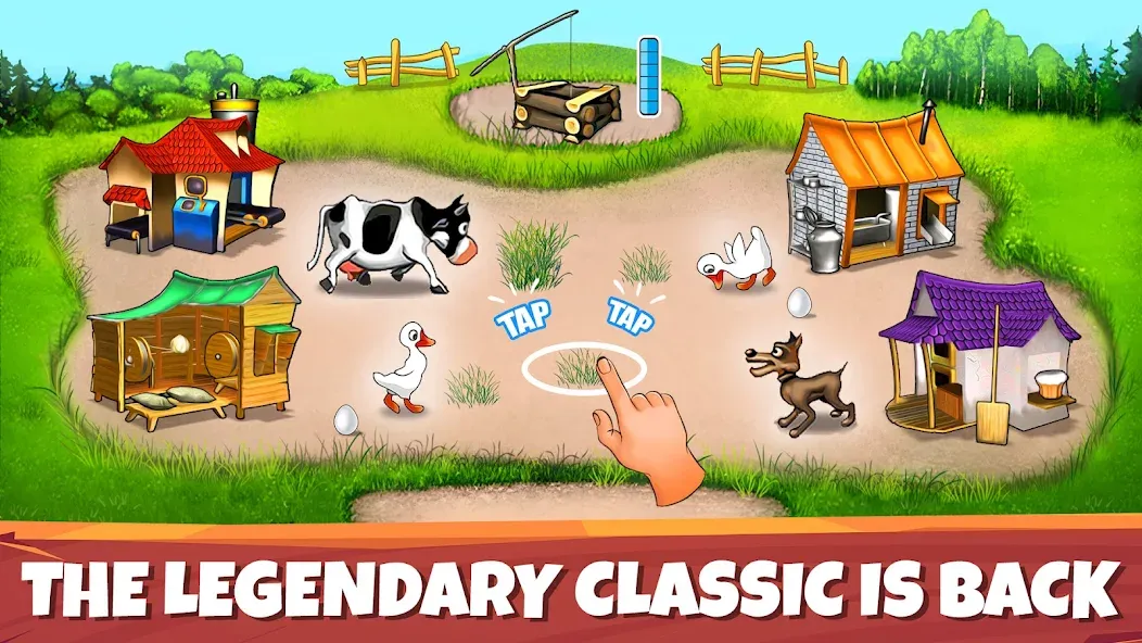 Farm Frenzy：Legendary Classics [MOD: безлимитные монеты и открыты все уровни] Screenshot 1