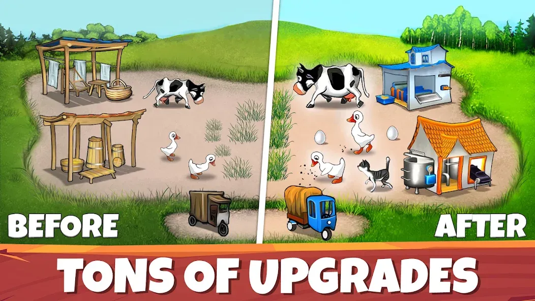 Farm Frenzy：Legendary Classics [MOD: безлимитные монеты и открыты все уровни] Screenshot 2
